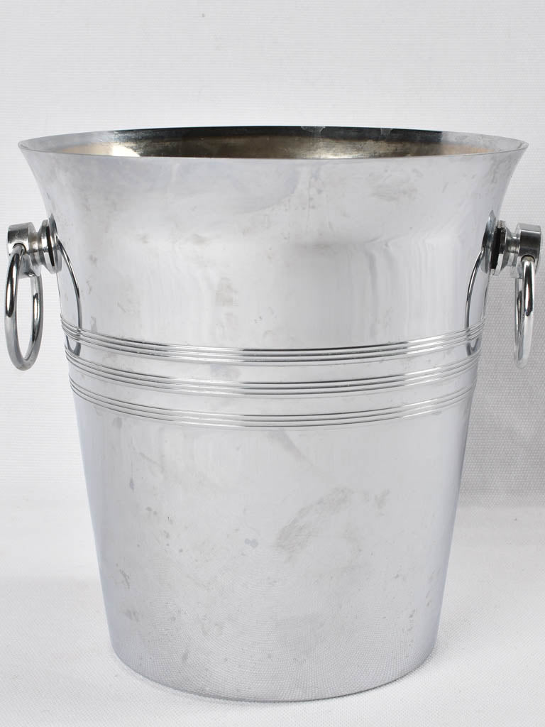 Stylish French champagne ice bucket vintage