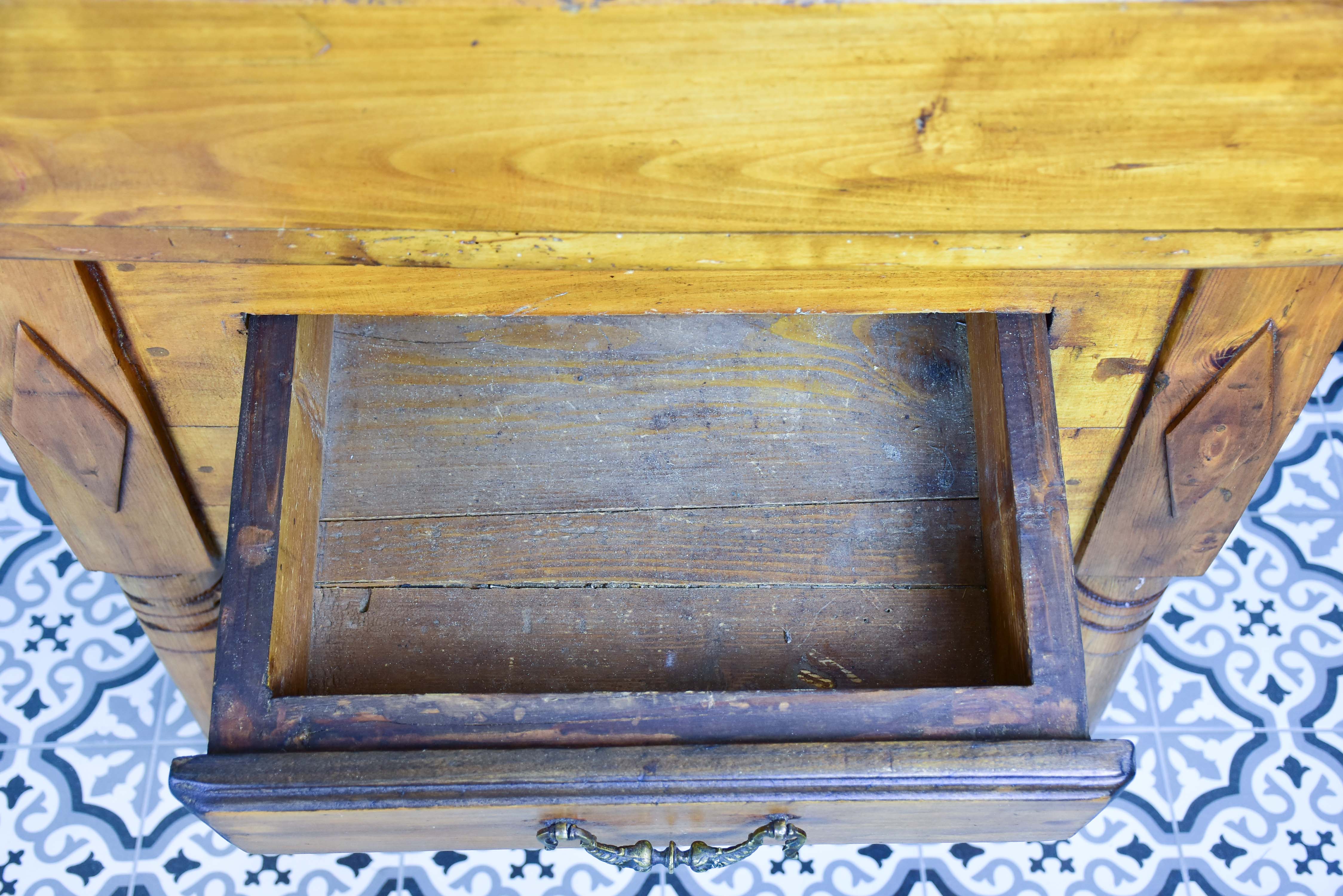 Vintage French Butcher's table