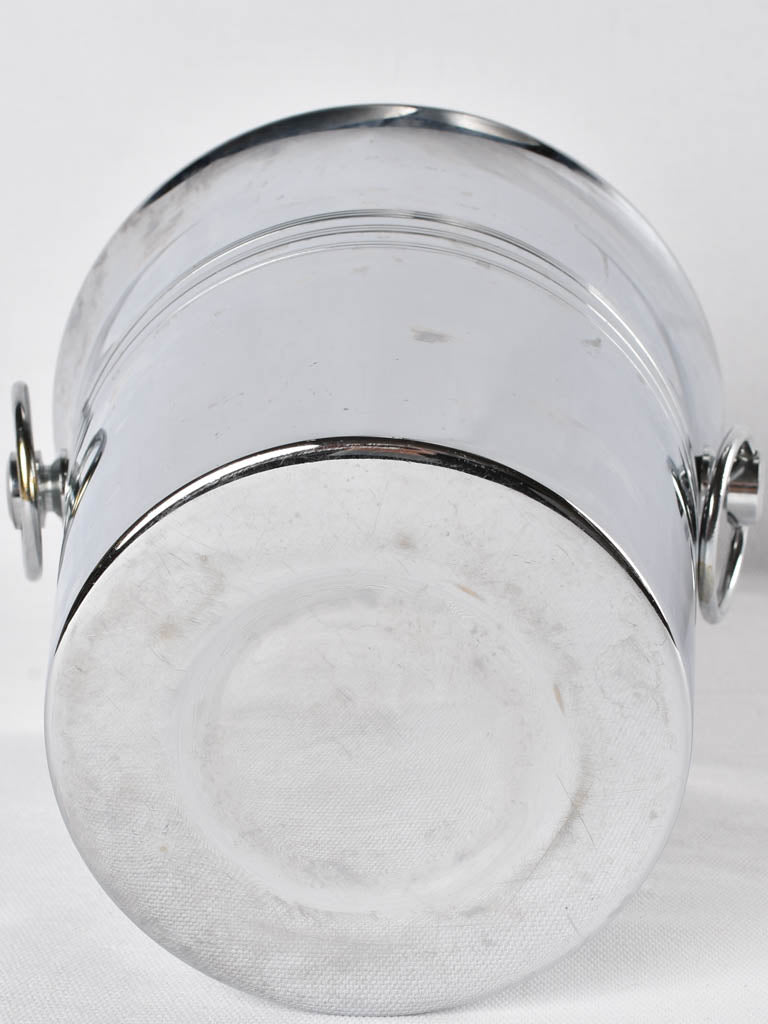 Elegant aged champagne bucket with handles