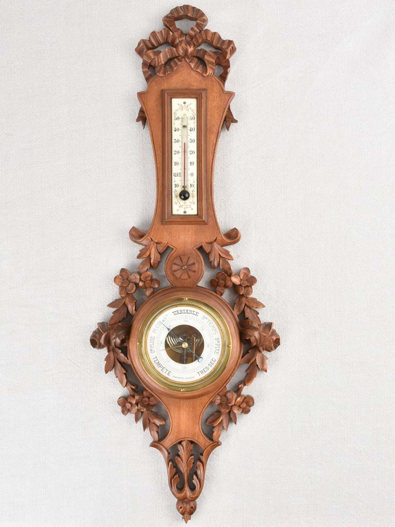 19th century French Louis XVI barometer 27½"