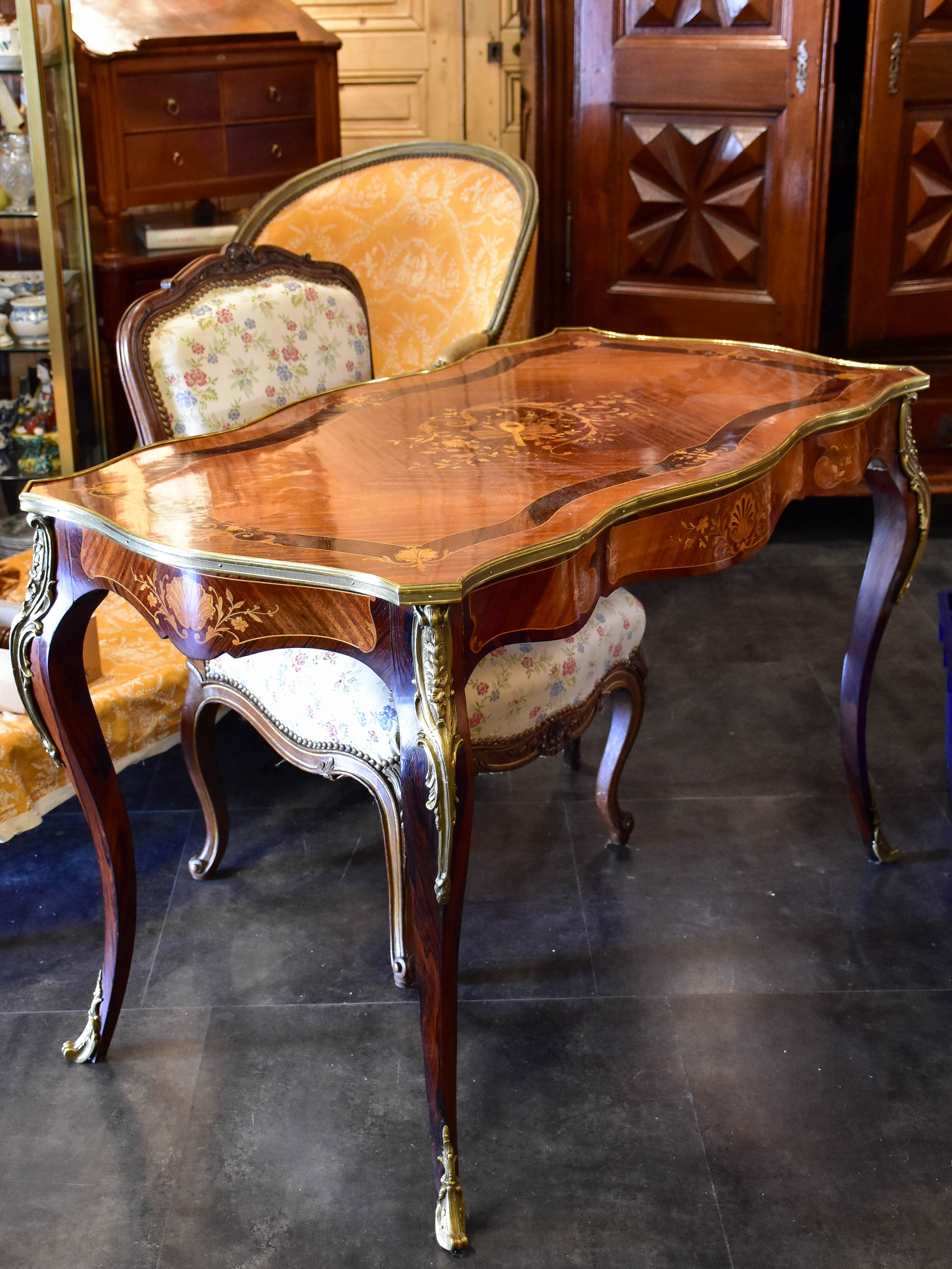 19th century Louis XV style desk