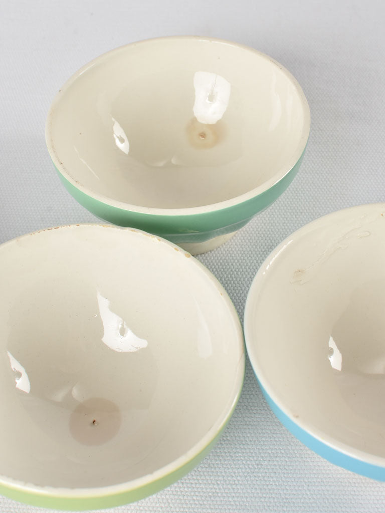 Classic Sarreguemines French dessert bowls