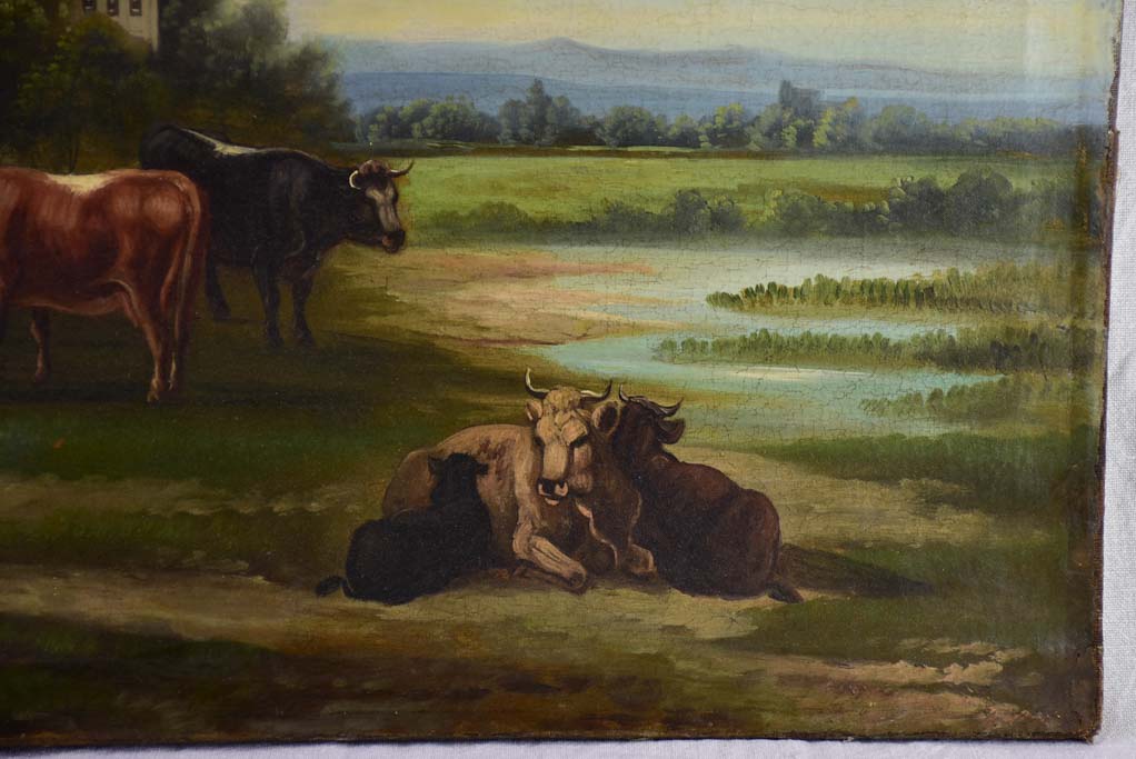 Antiquated 19th Century Field Artwork