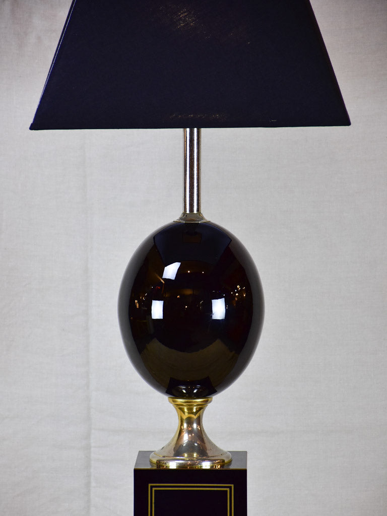 Vintage Le Dauphin floor lamp - black