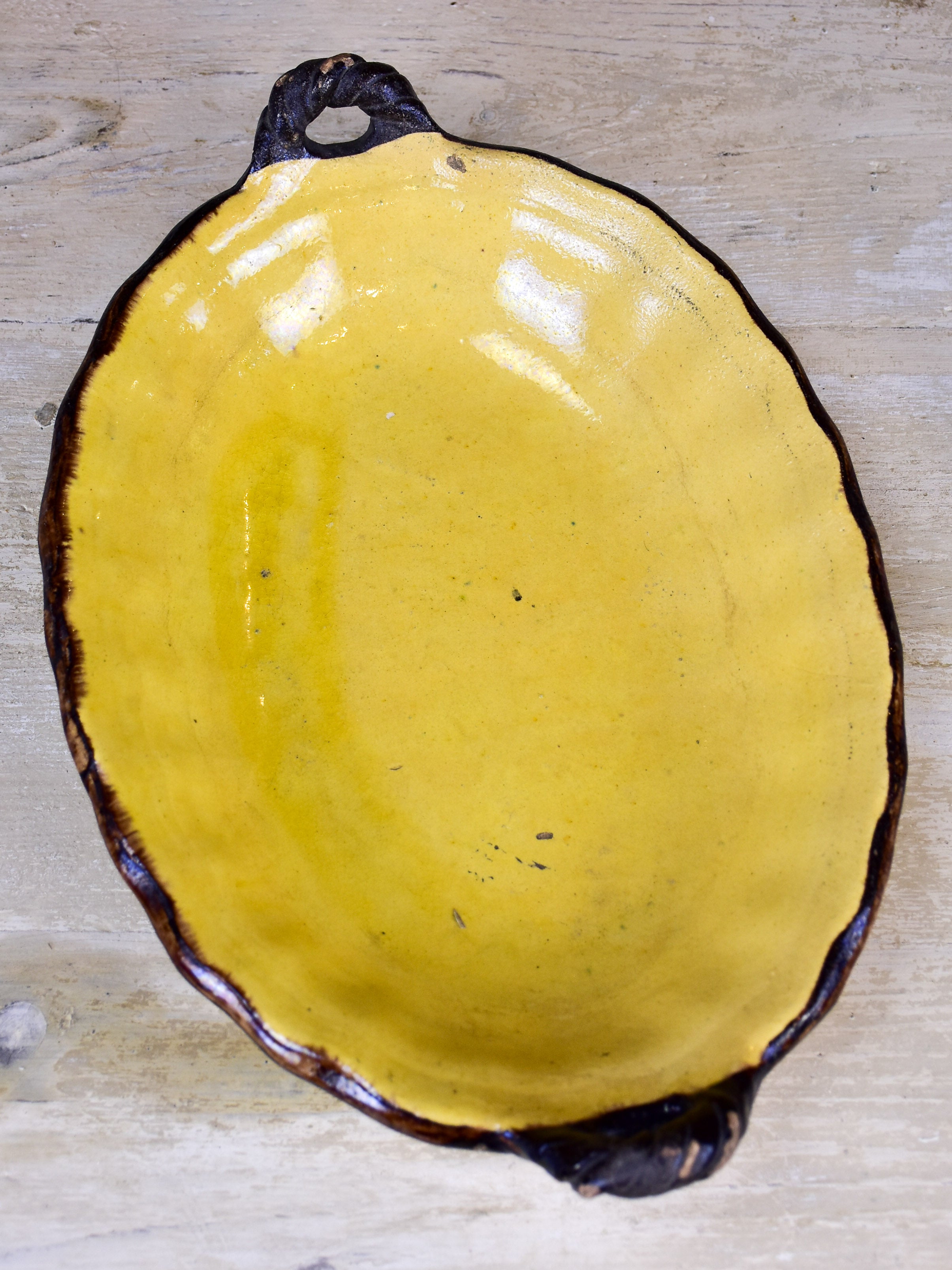 Vintage oval platter from Dieulefit