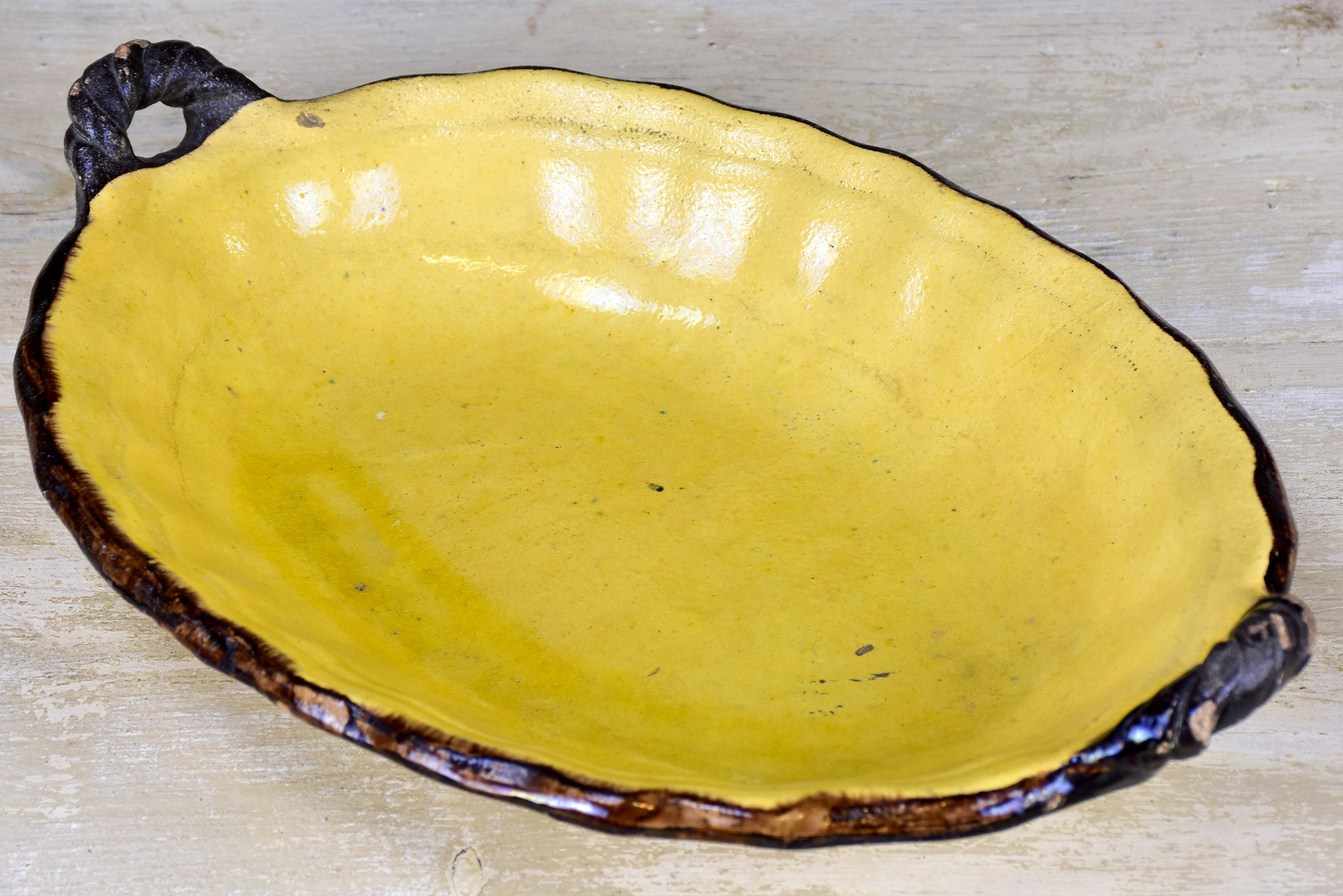 Vintage oval platter from Dieulefit