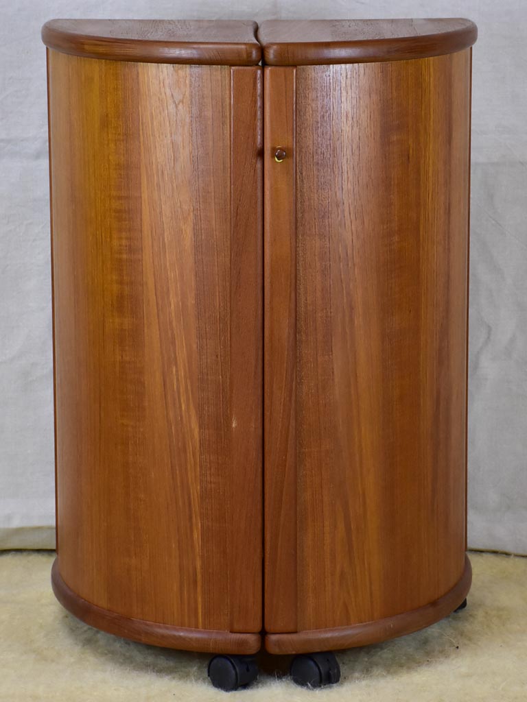 1960's mobile Danish bar - teak