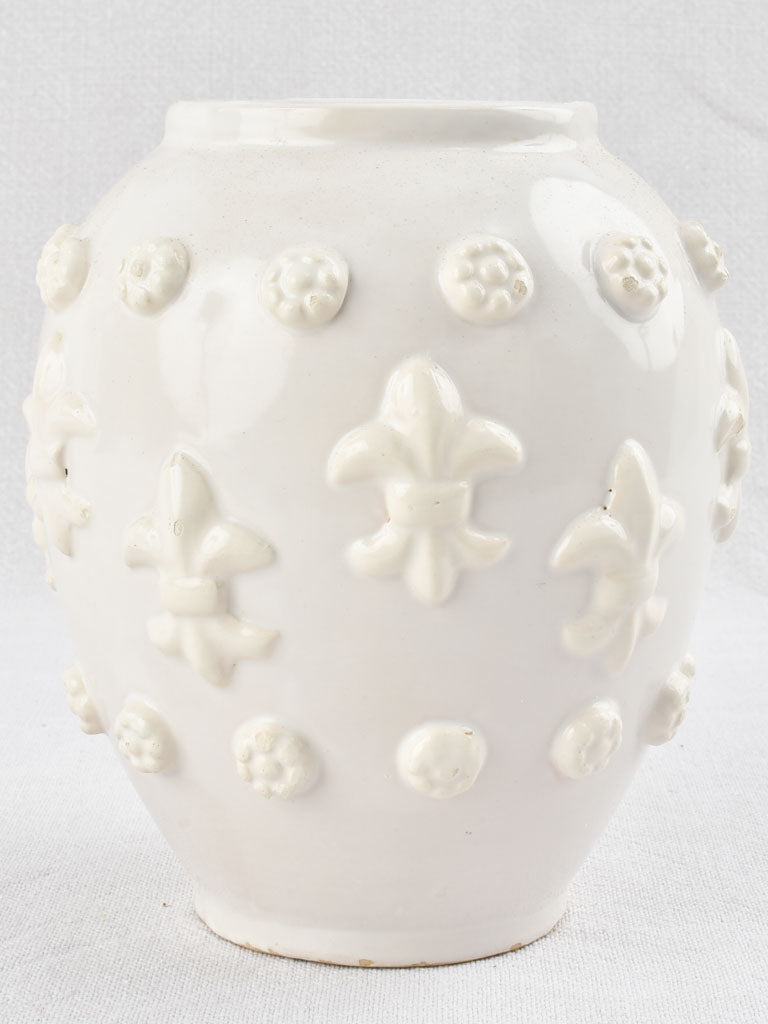 Elegant 1950s French ceramic vase Tessier