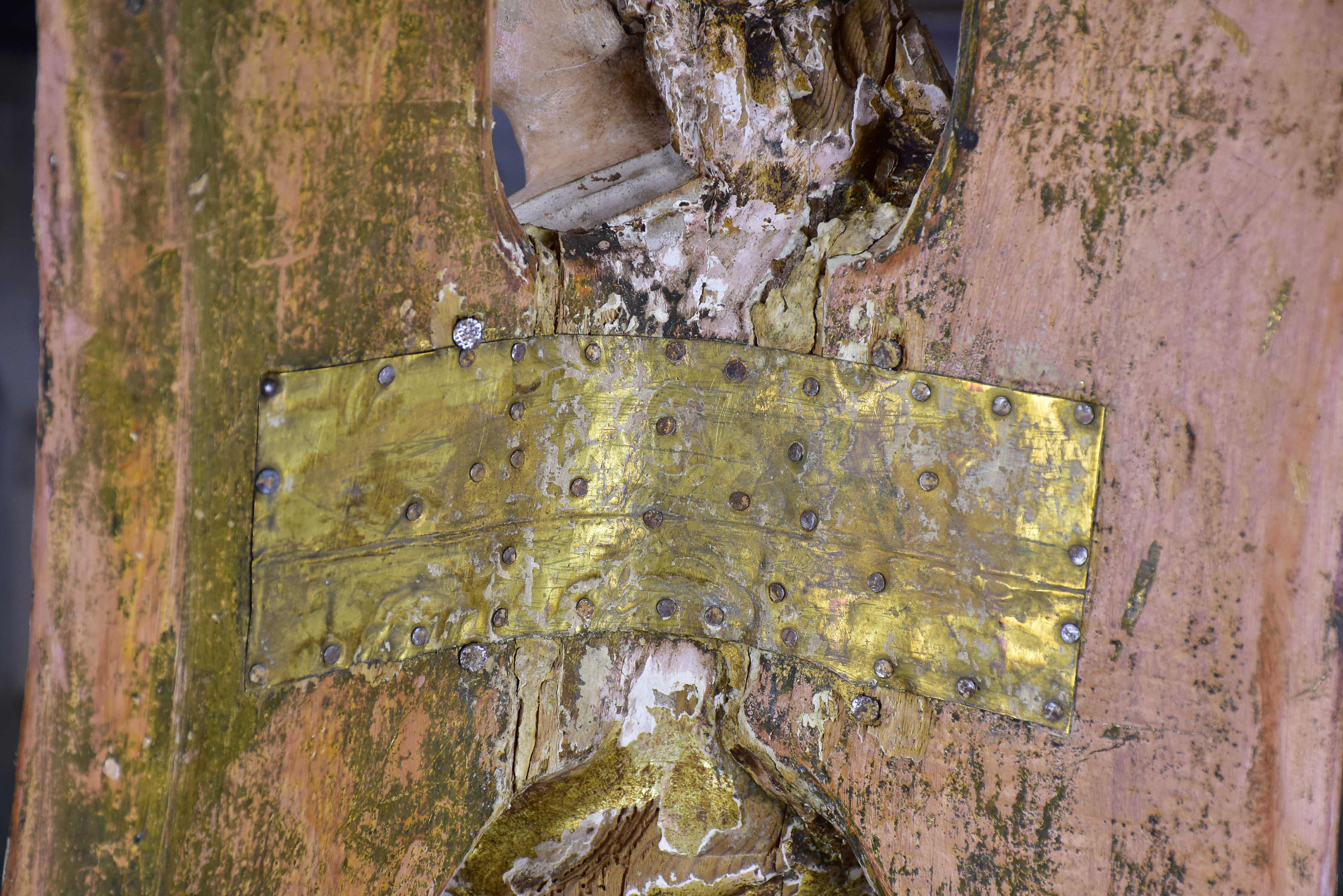 Pair of antique Angel sculptures from a church