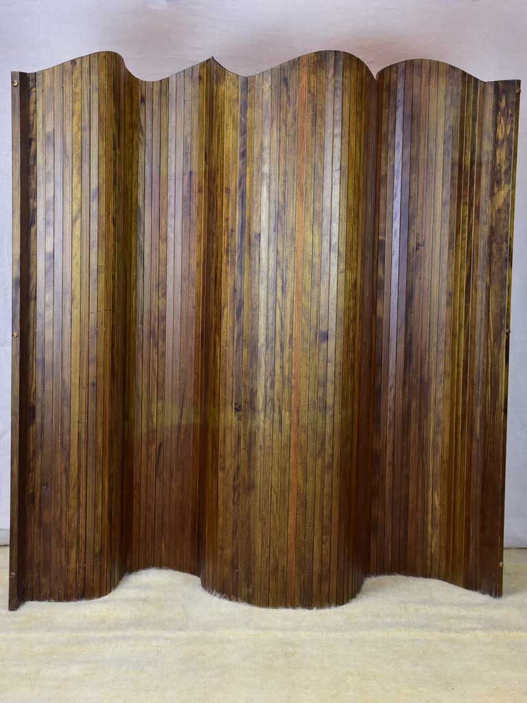 Vintage French timber screen