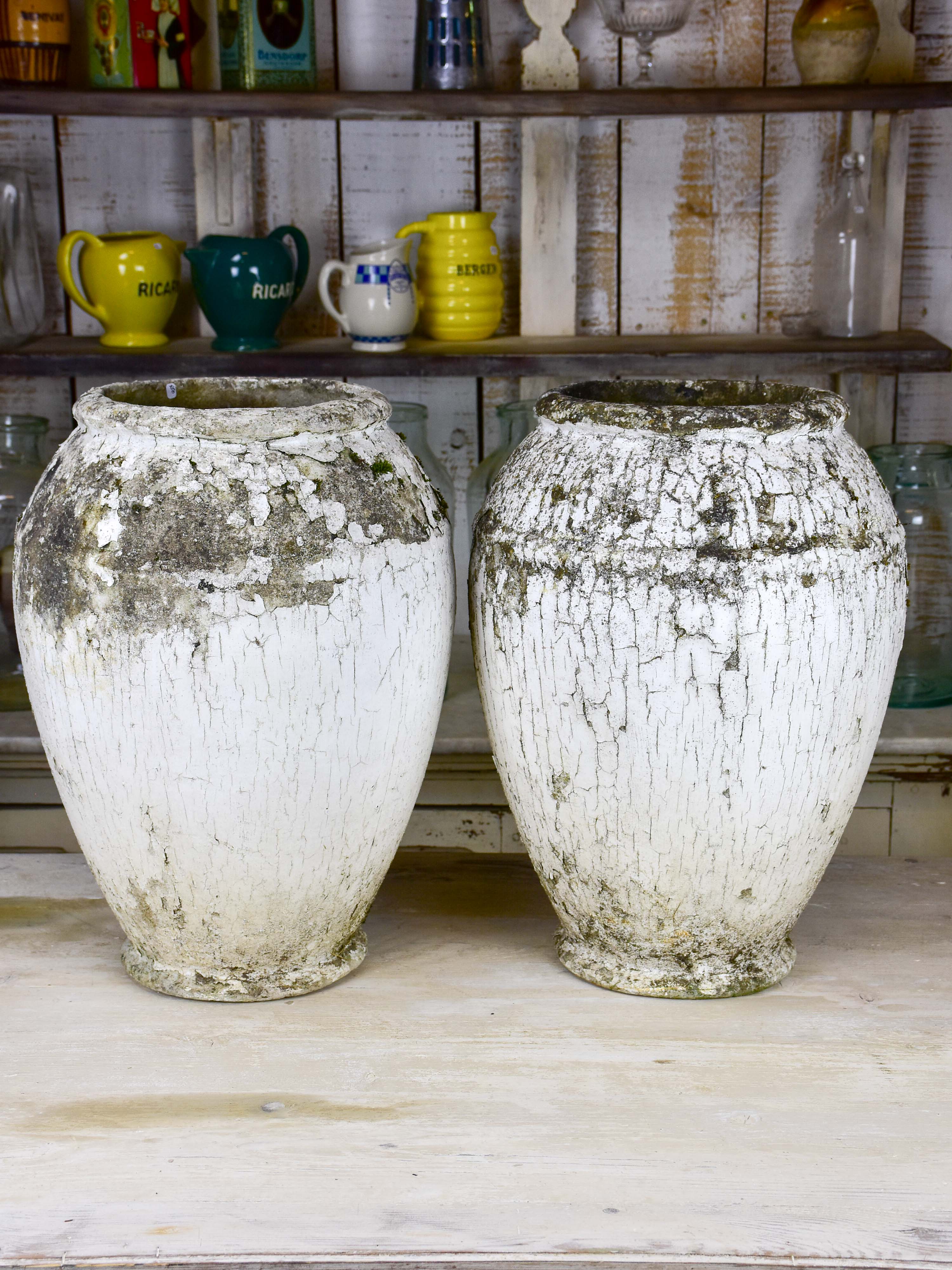 Pair of vintage garden planters