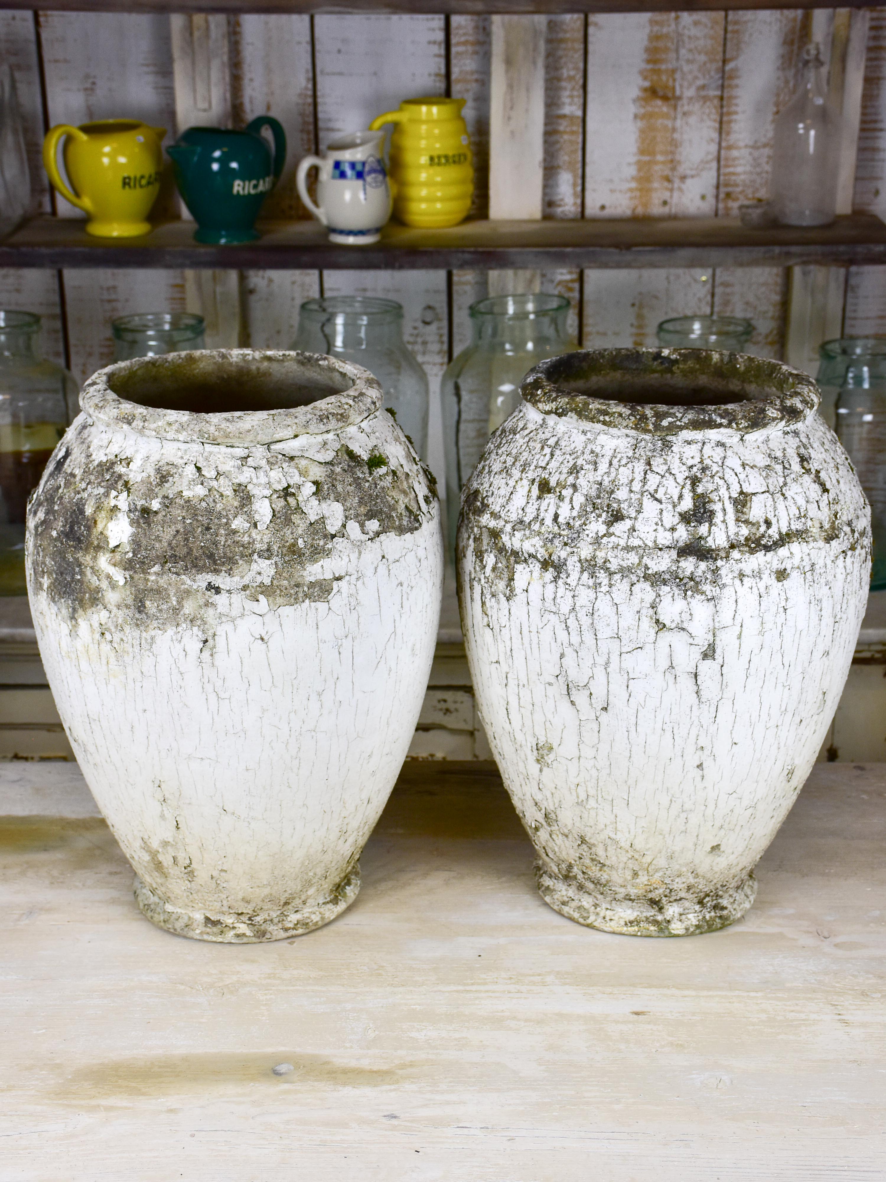 Pair of vintage garden planters