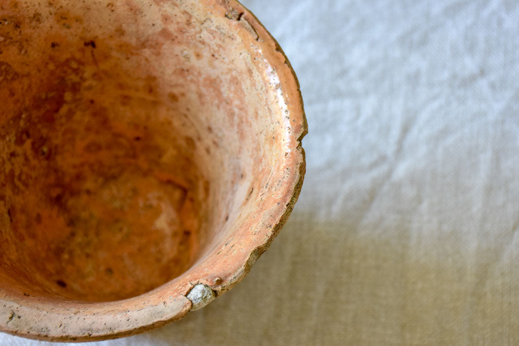 Two antique French pots for collecting resin and sap