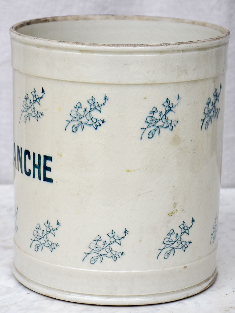 Large preserving pot - 'Graisse blanche' 8¾"