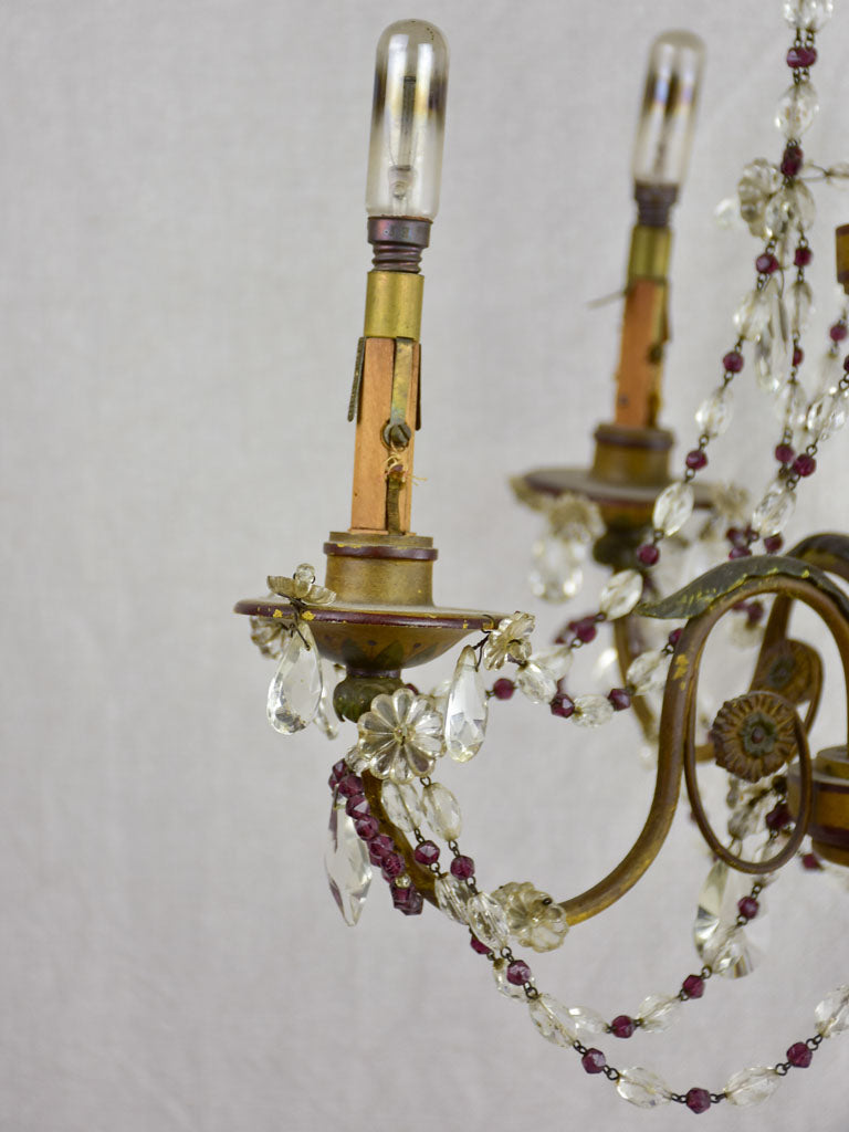 Classical 1940s Ornamental Light Fixture