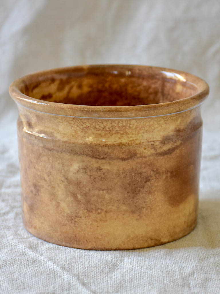 Small Opaque de Sarreguemines pot