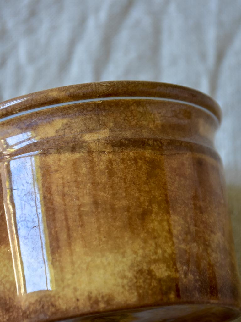 Small Opaque de Sarreguemines pot