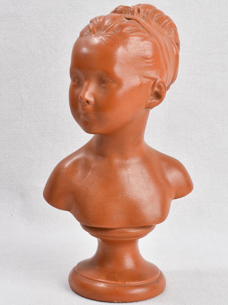 Vintage bust of a young  woman 12¼"