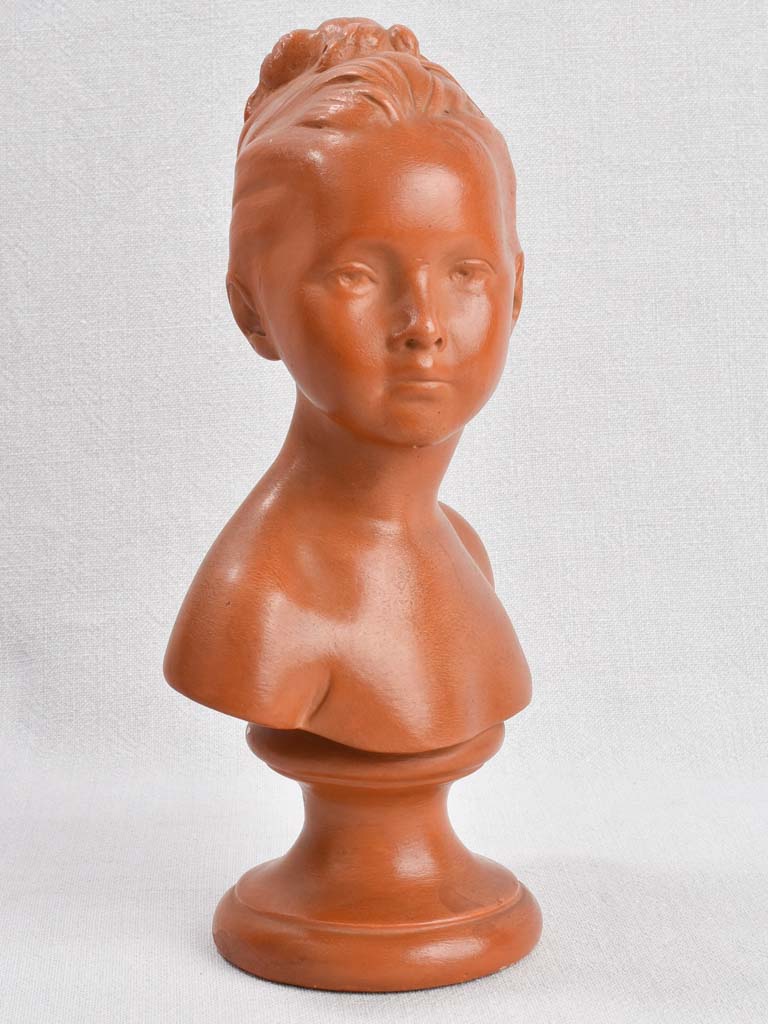 Vintage bust of a young  woman 12¼"