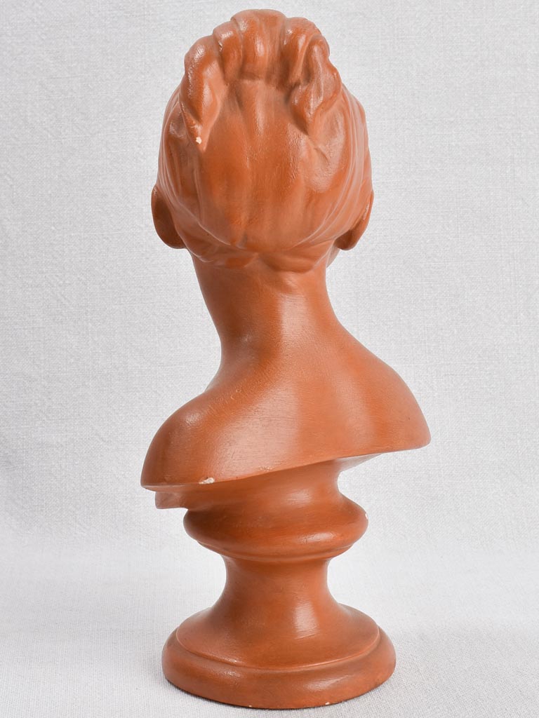 Vintage bust of a young  woman 12¼"