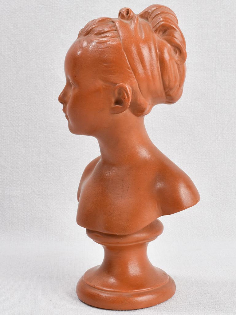 Vintage bust of a young  woman 12¼"