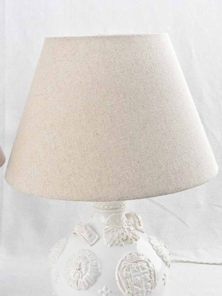 Pair of ceramic table lamps - Émile Tessier 23¼"