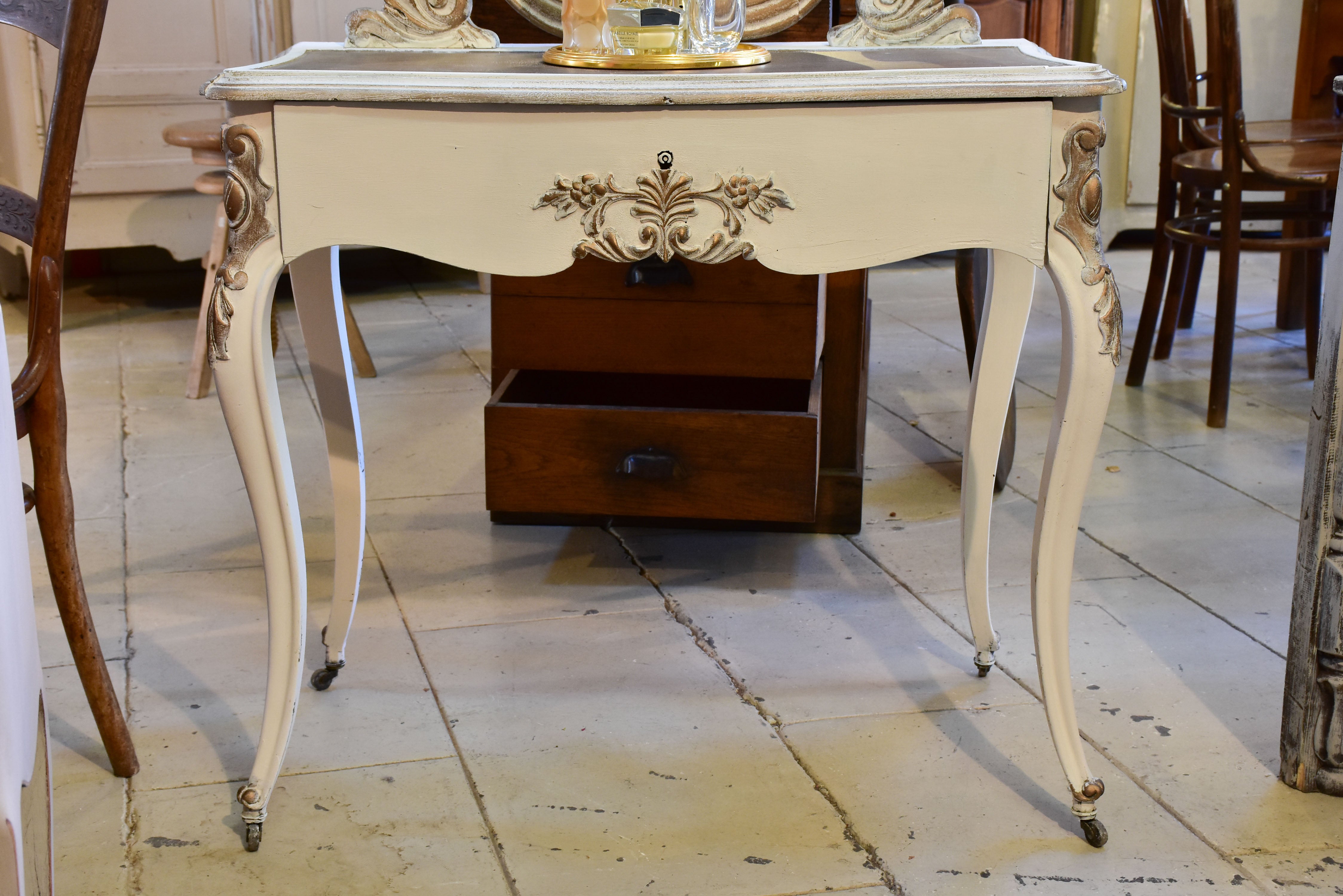 Louis XV style vanity table or coiffeuse