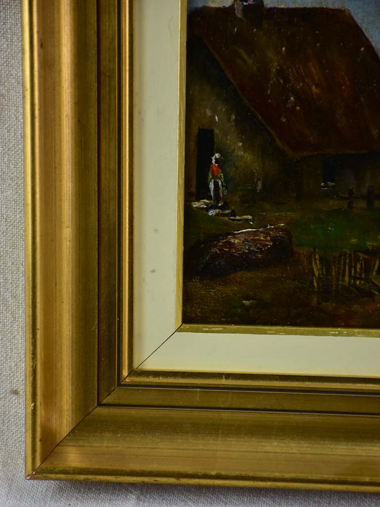 Vintage J Jaquet signed painting