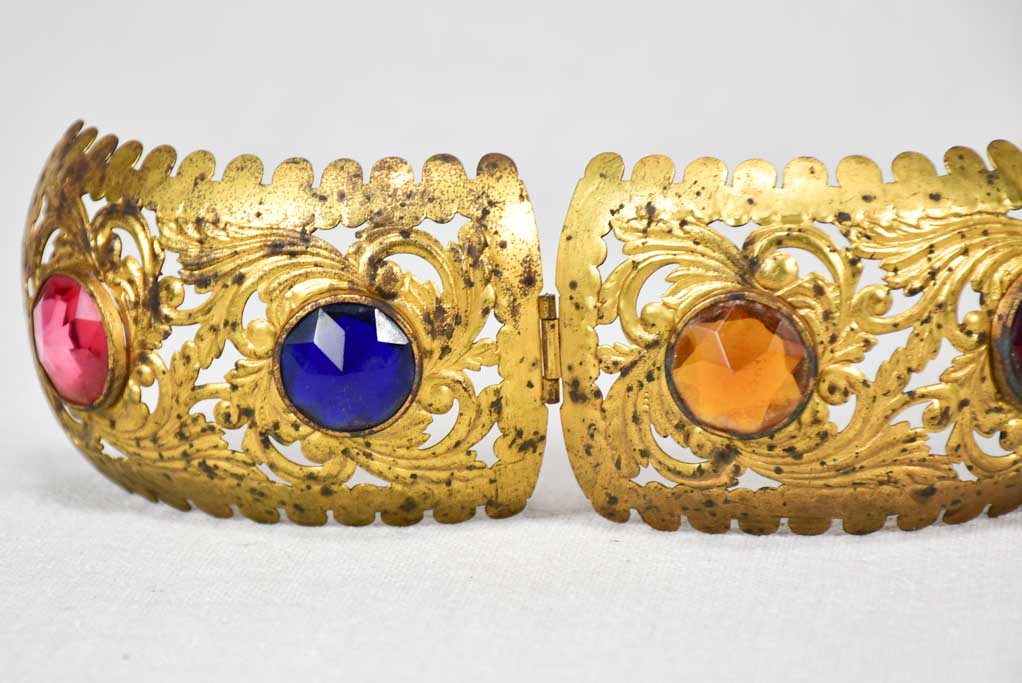 Two 1940s bracelets from a theater