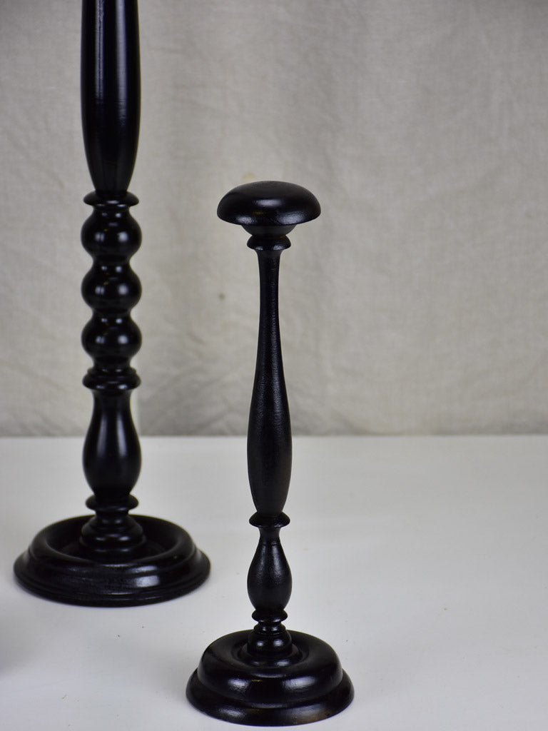 Collection of Four antique French hat stands