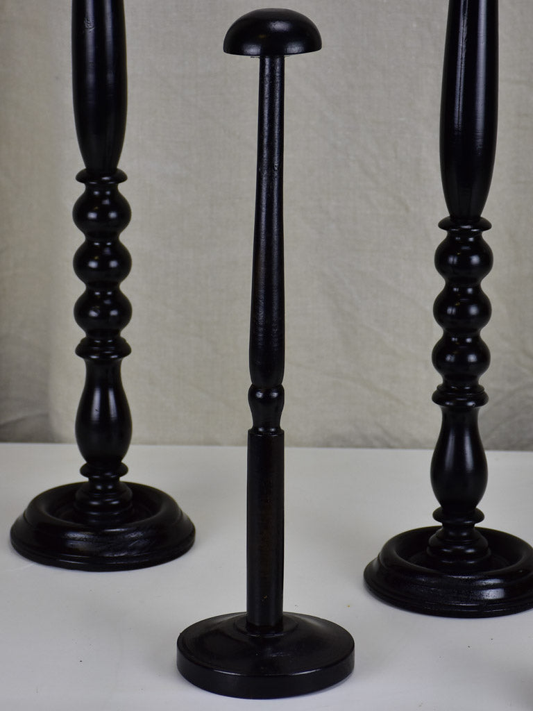 Collection of Four antique French hat stands