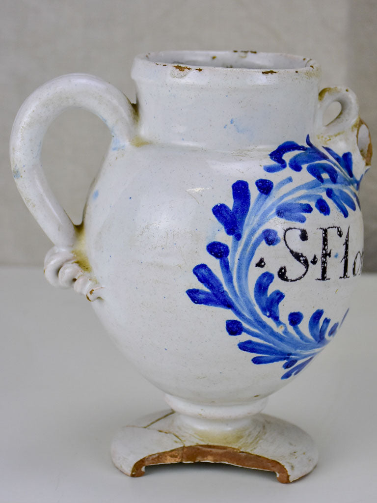 18th Century French faience chevrette