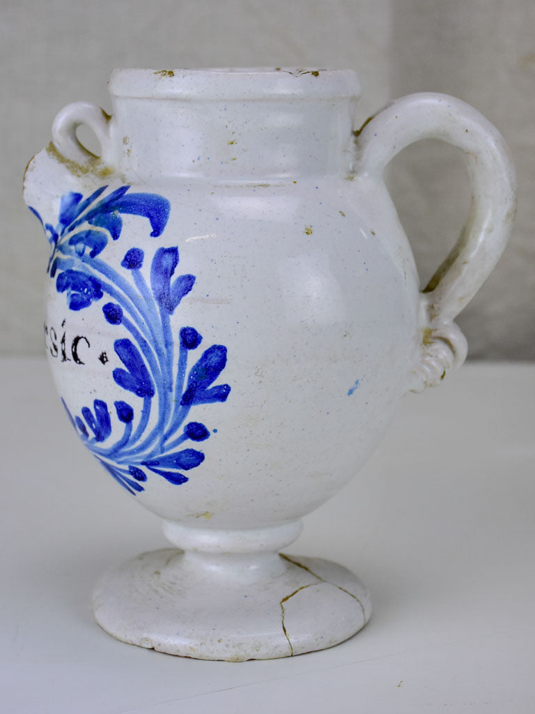 18th Century French faience chevrette