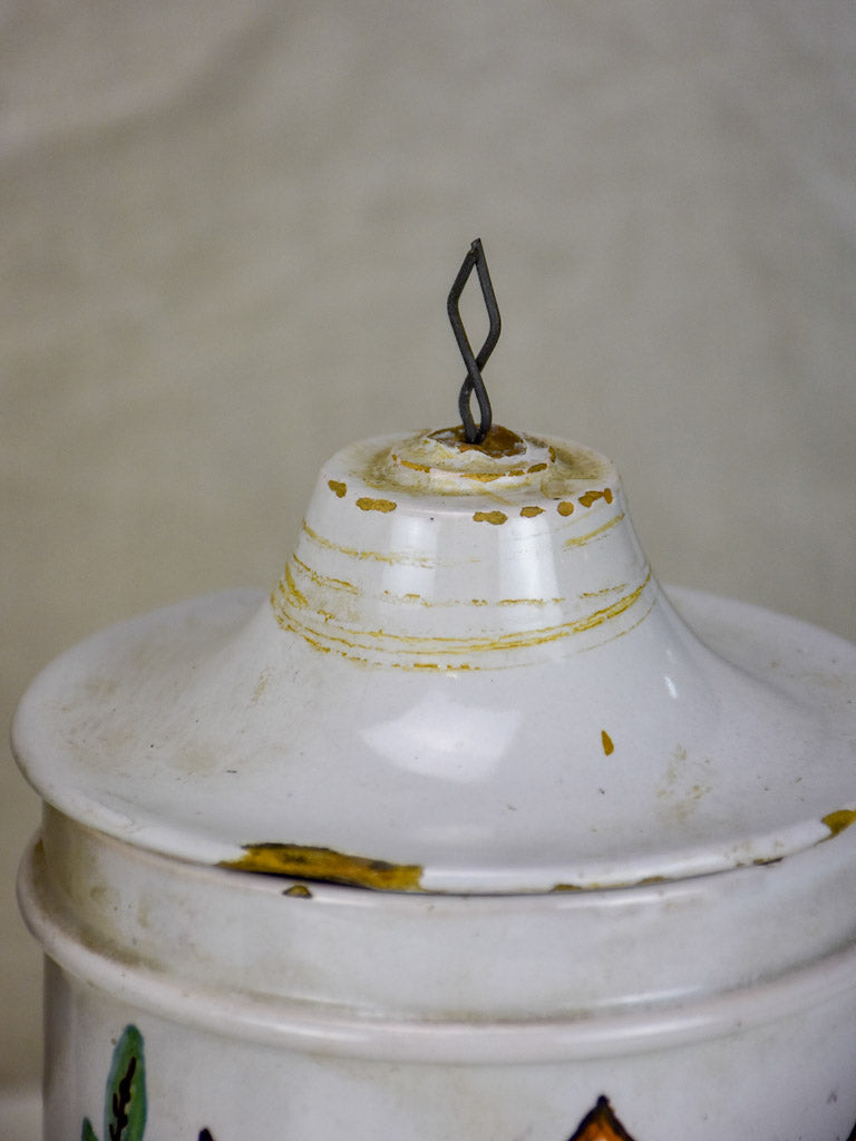 Collection of 5 antique French apothecary jars