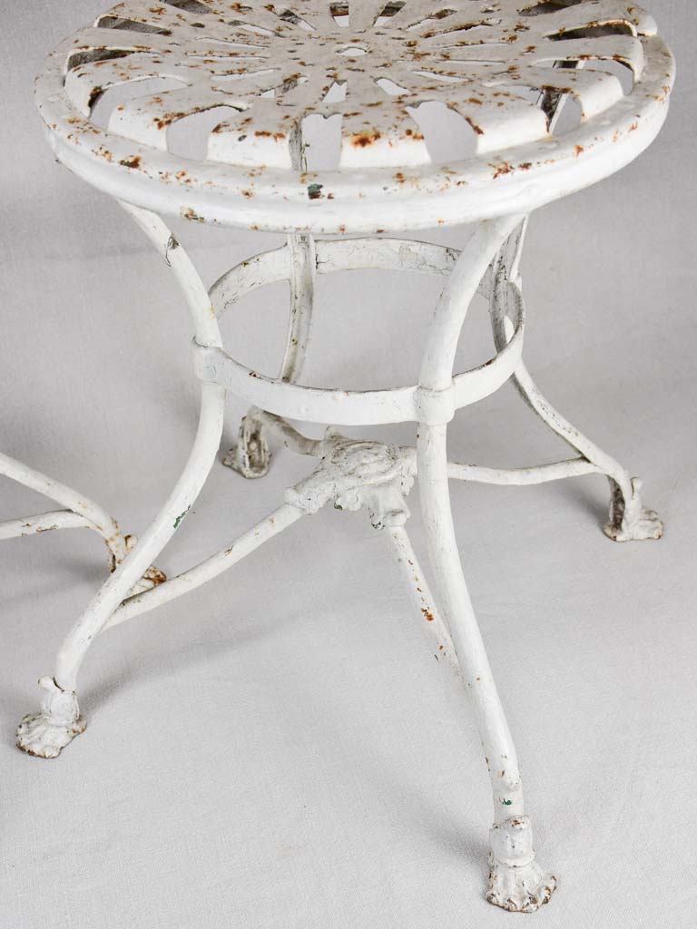 Pair of 19th-century Arras garden chairs