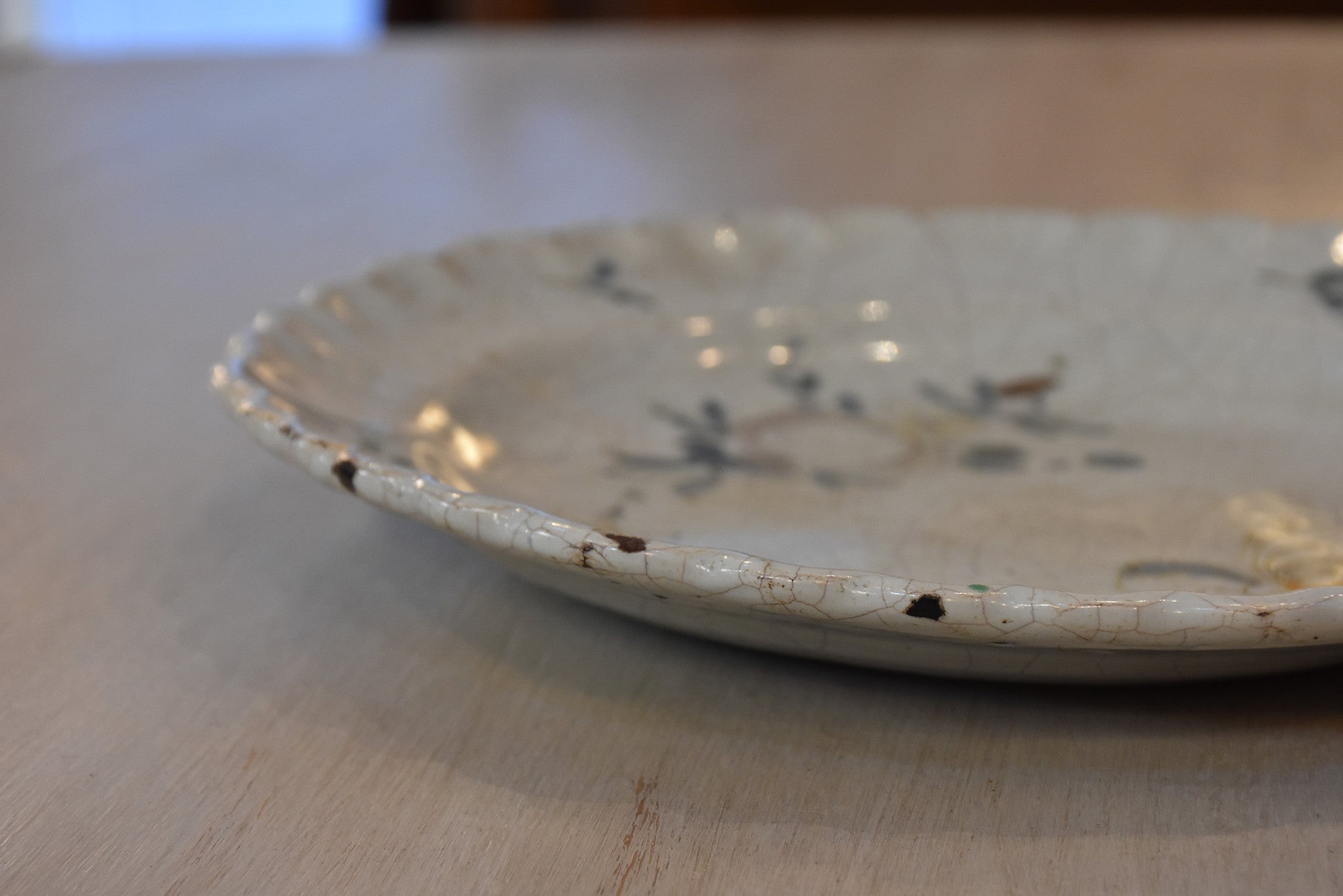 Two early 19th century French earthenware plates