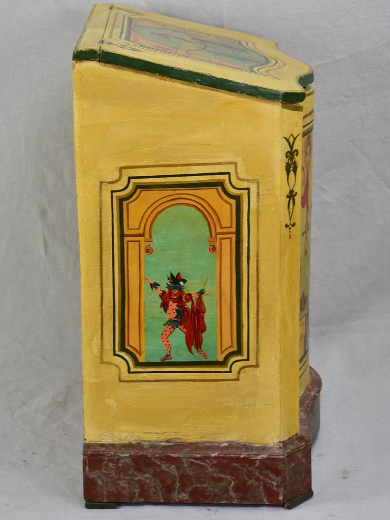 Early twentieth-century painted trunk / wood box