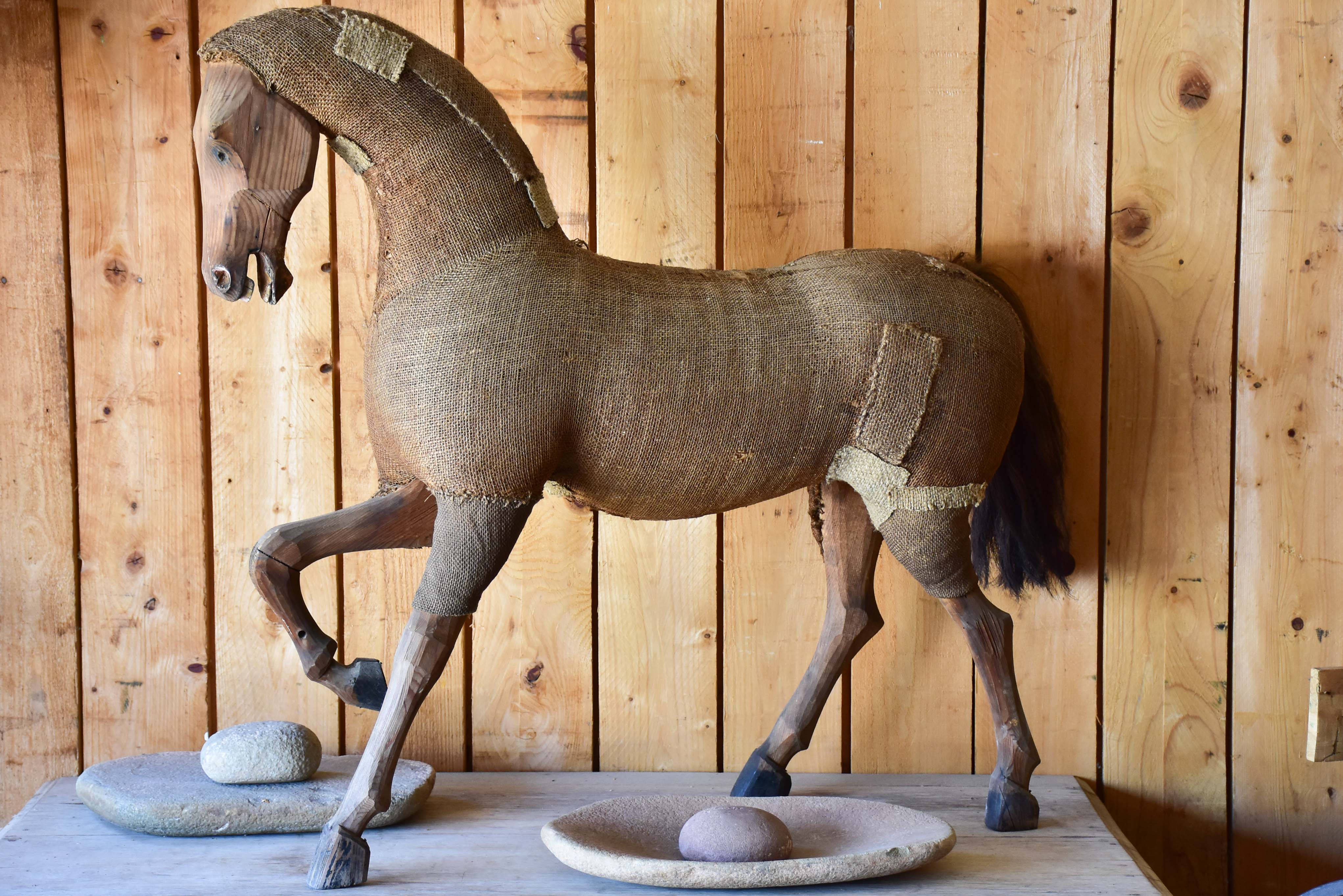 Antique French toy horse