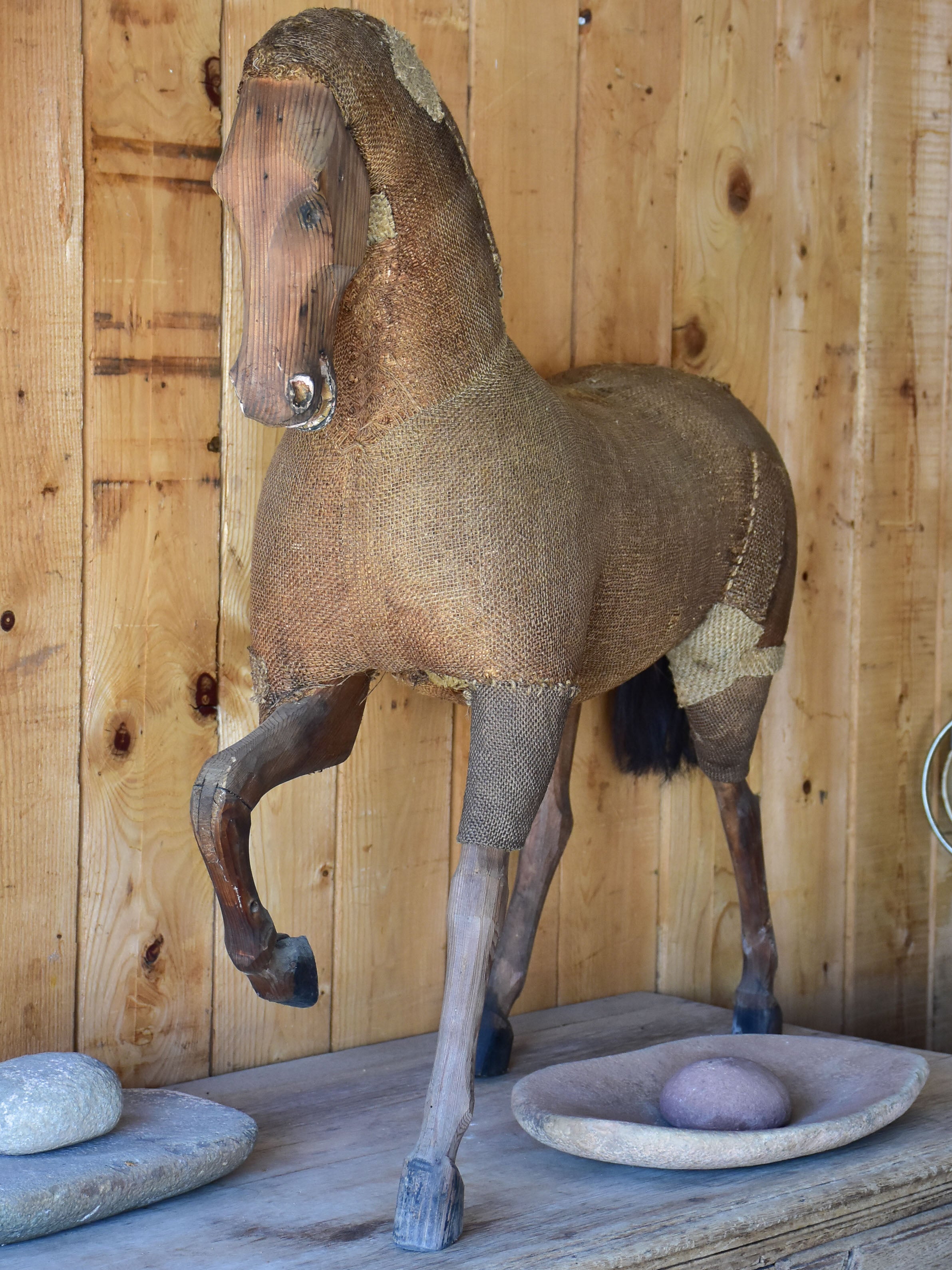 Antique French toy horse