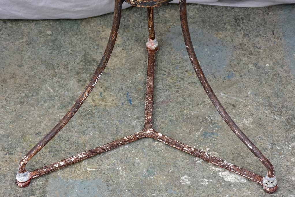 Antique French garden table - square