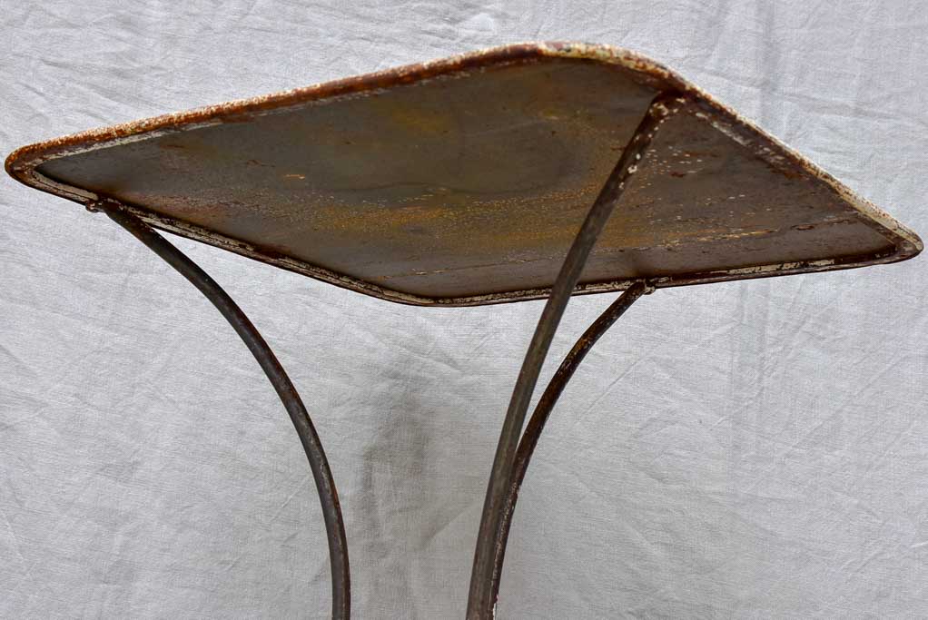 Antique French garden table - square