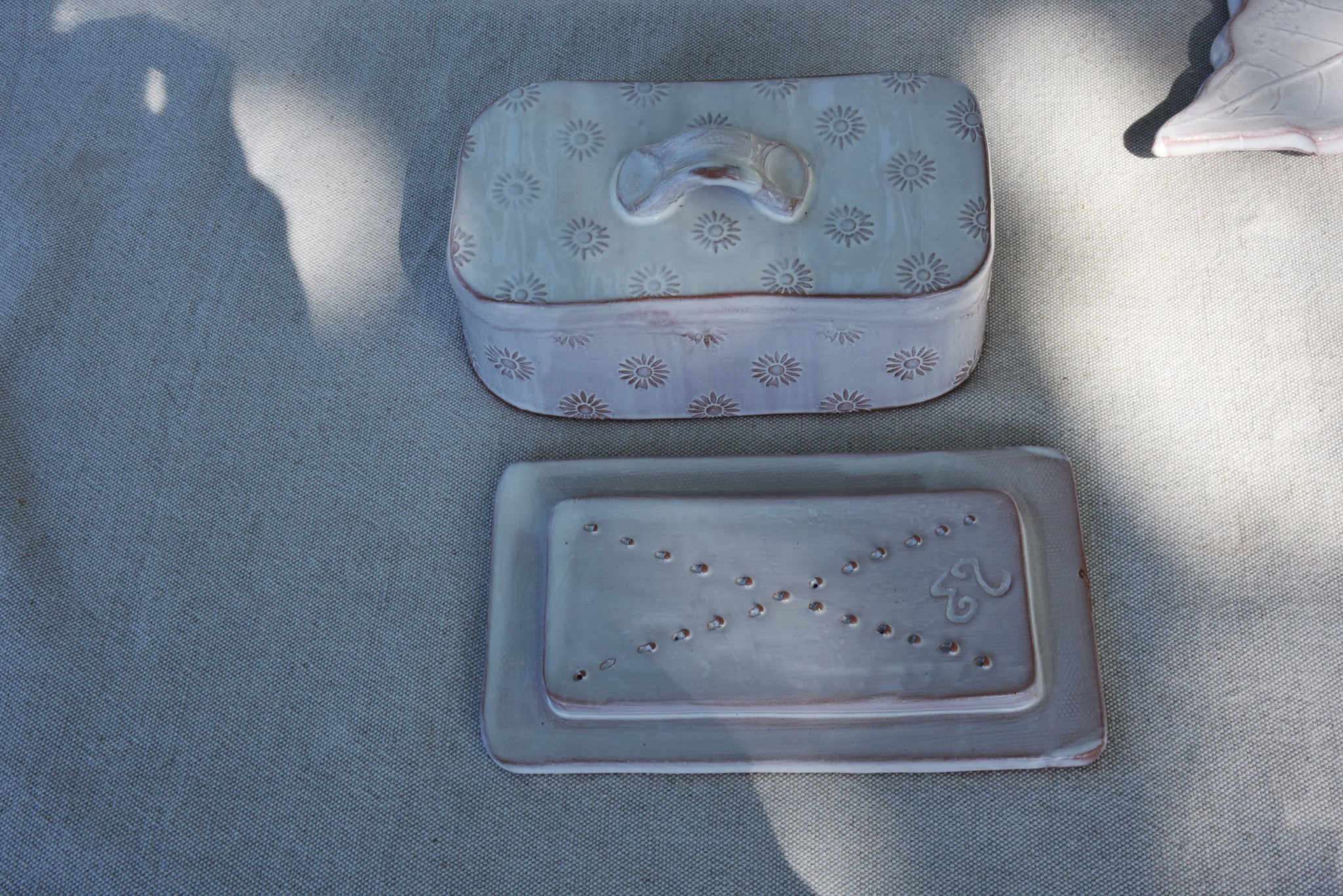 Bespoke Artisan-Crafted Yellow Butter Dish