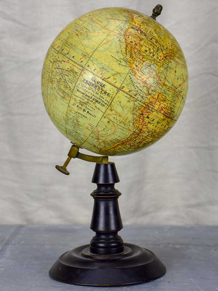 Napoleon III 19th Century French world globe