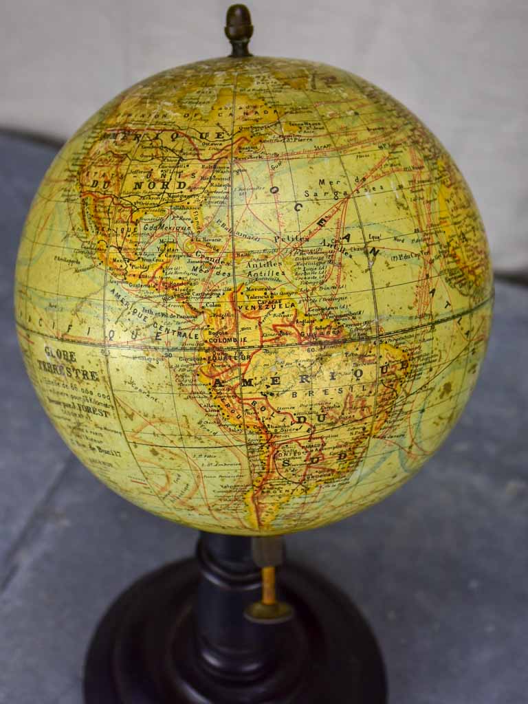 Napoleon III 19th Century French world globe