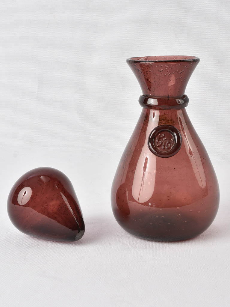 Radiant Purple Vintage Biot Carafe