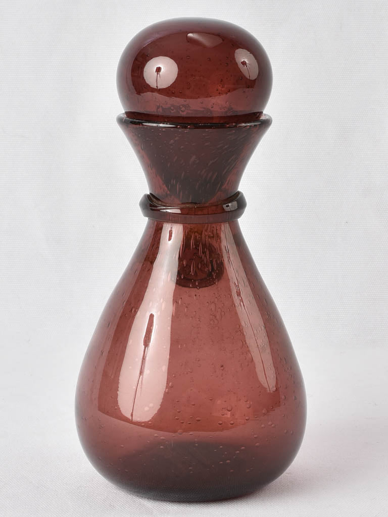 Glossy Bubbled Finish Biot Carafe