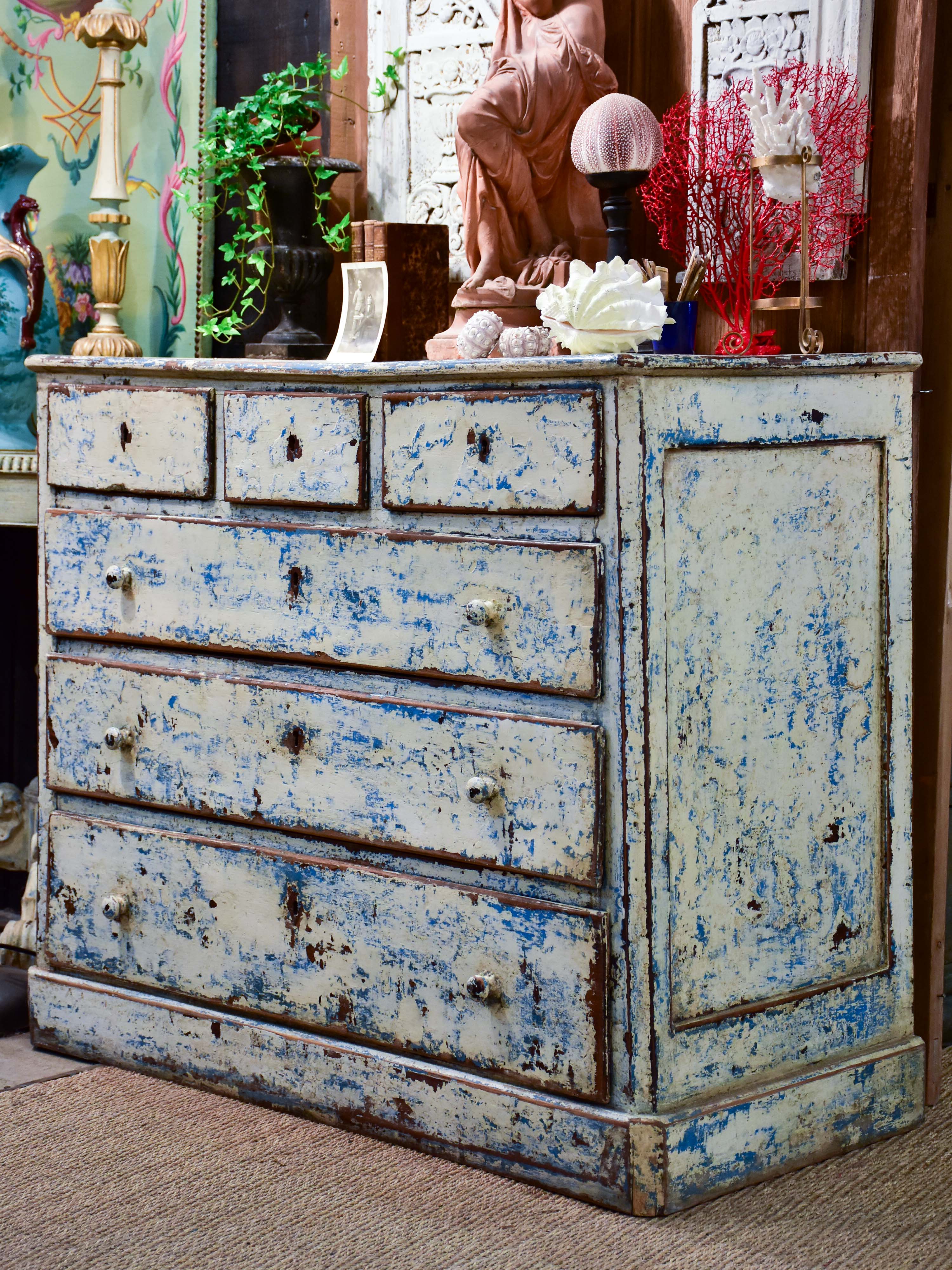 Small rustic French commode