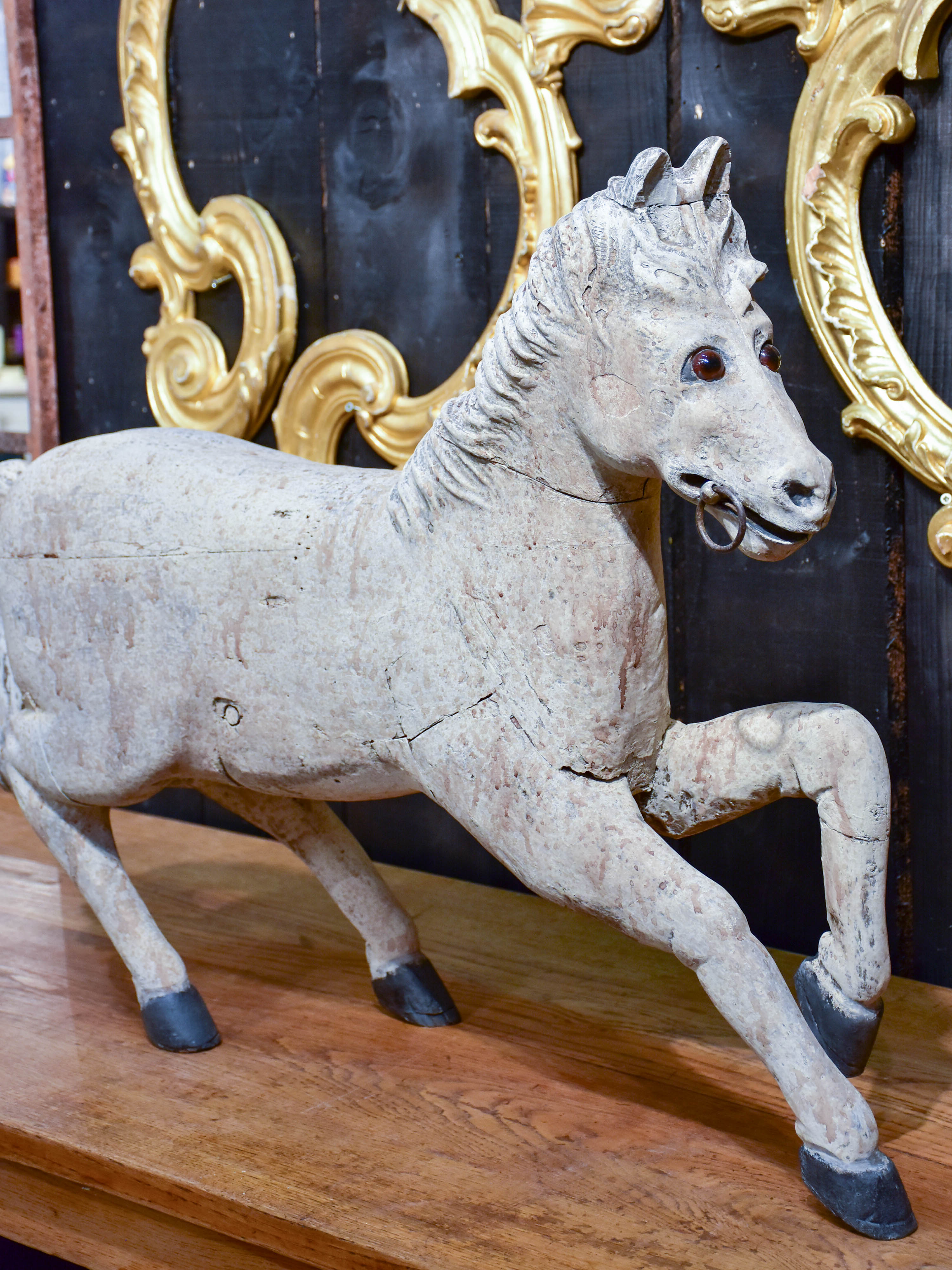 Antique French riding horse