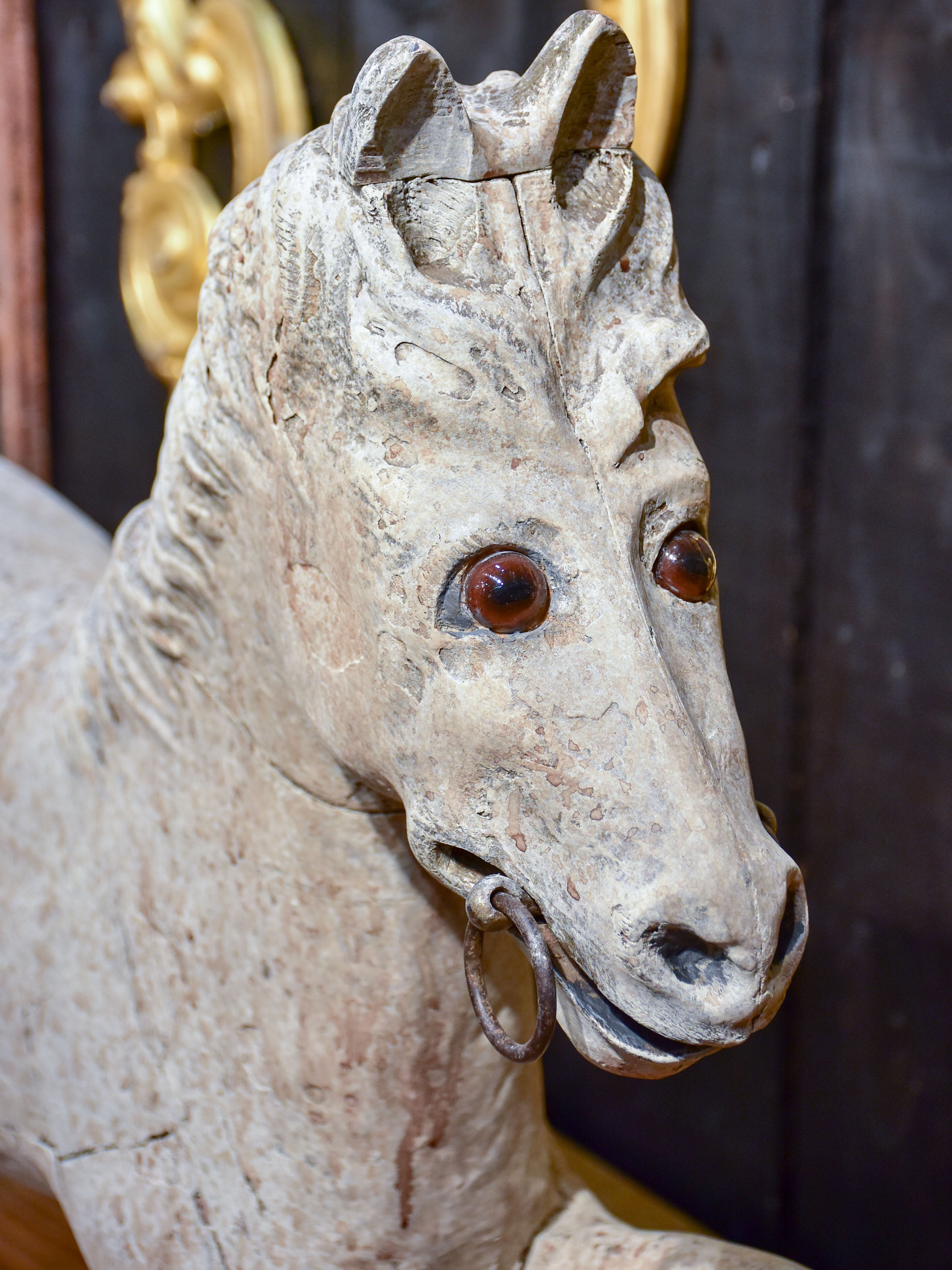 Antique French riding horse