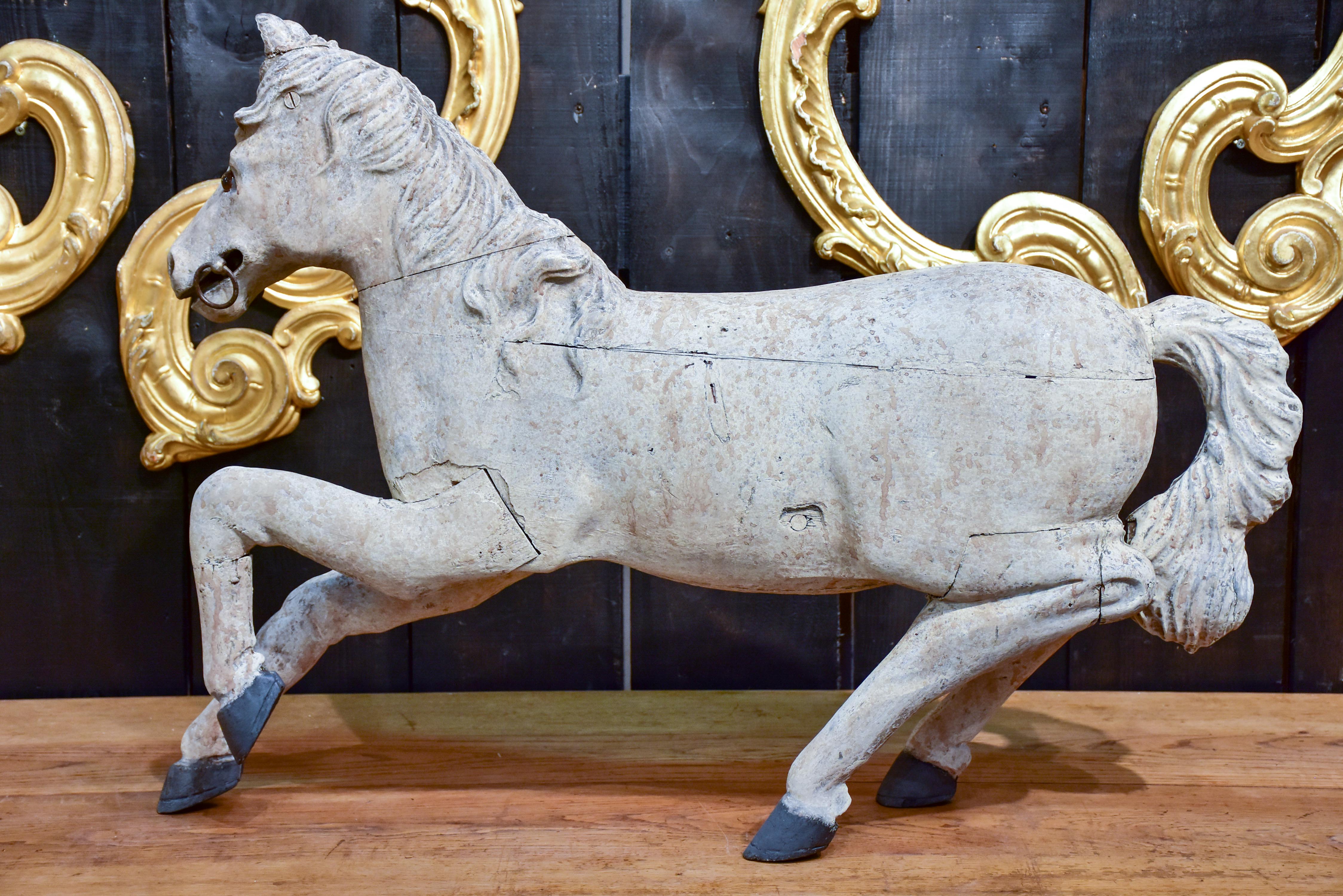 Antique French riding horse